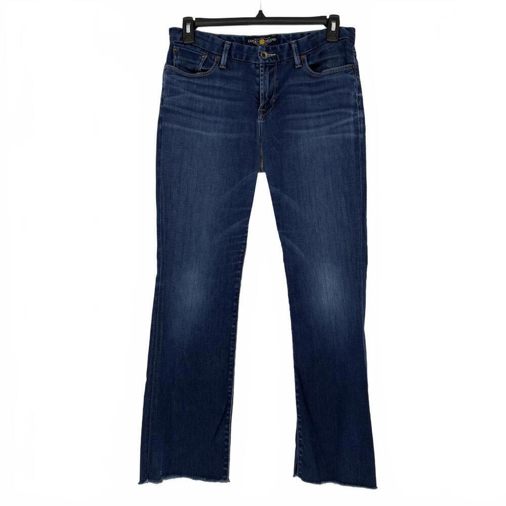 Lucky Brand Sweet Jean Boot Blue Denim Jeans Size 12 / 31 Regular